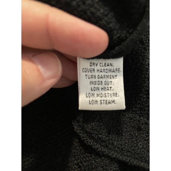 St. John Coat Santana Knit Women 12 Sequin Old Money Luxury Holiday Gala Couture - Picture 7 of 10